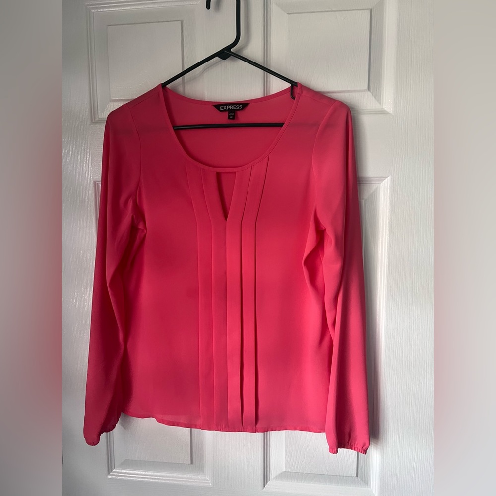 Express blouse size XS pink